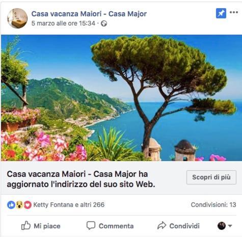 Casa Major Villa Maiori Eksteriør bilde